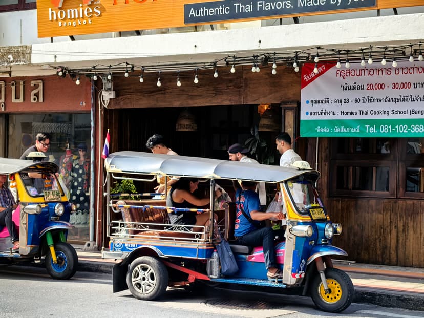 Cooking school atmosphere