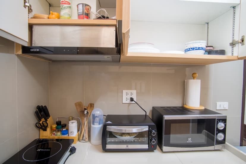 Fully equipped cooking space