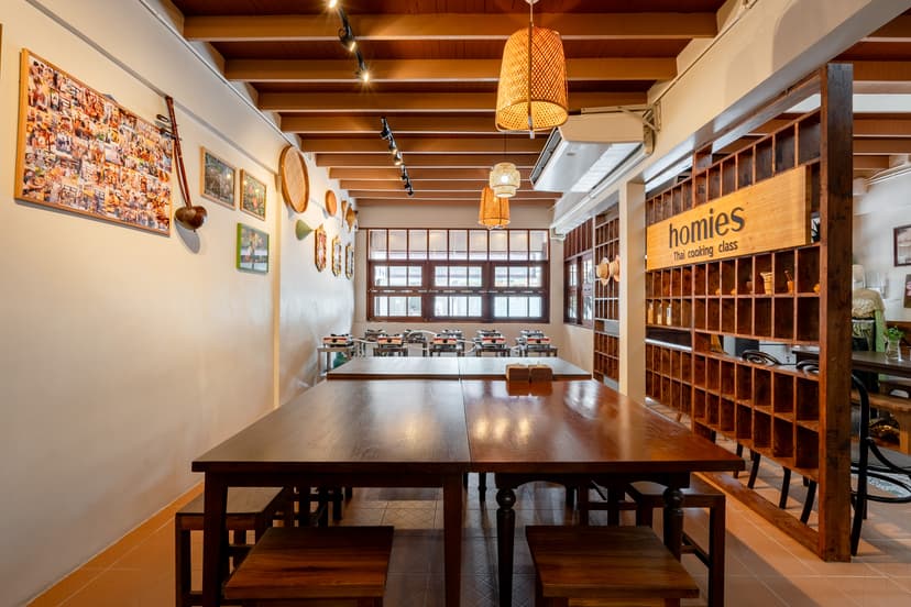 Traditional cooking area