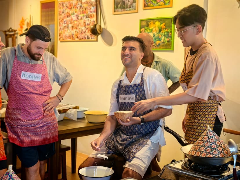 Group cooking session