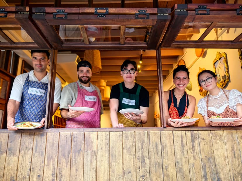 Cooking class at Homies