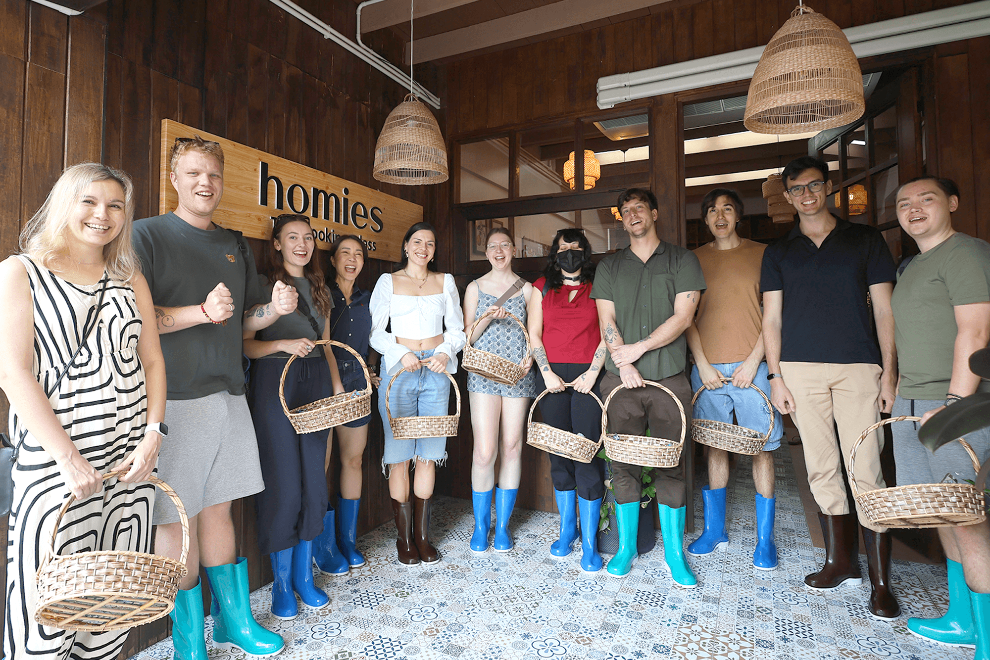 Thai cooking class market tour